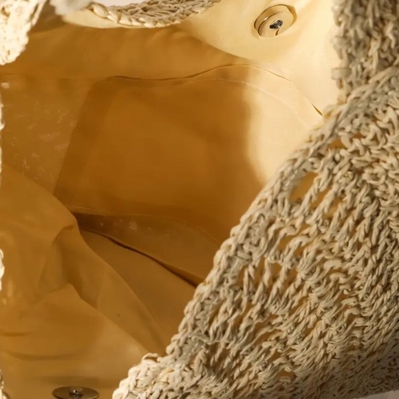 🎀STRAW Woven Round Handbag - Picture 3 of 6